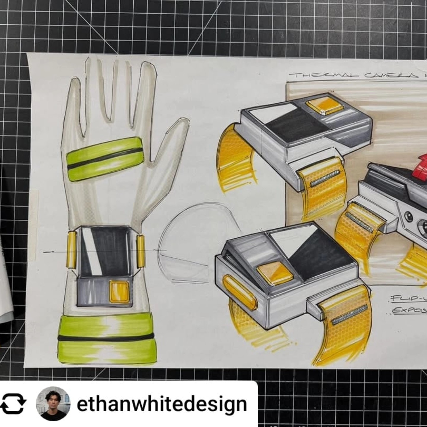 Wrist-mounted tool concepts by Ethan White