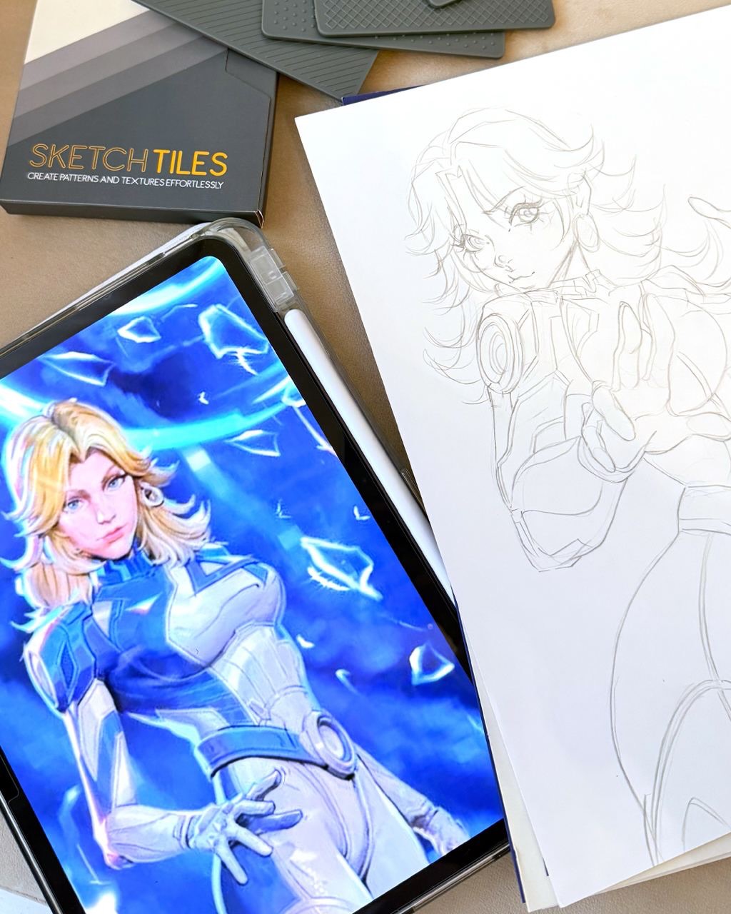 Invisible Woman outline by @nila_art_art