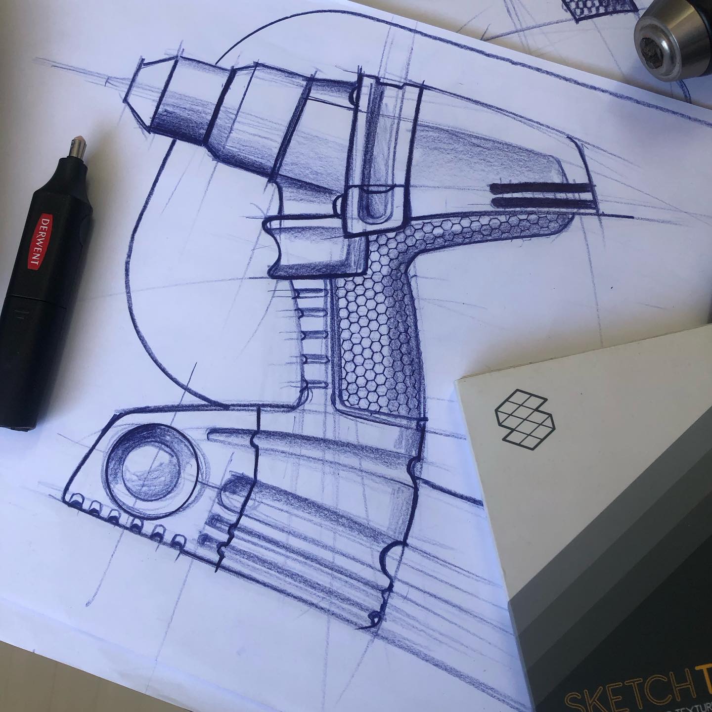 Cordless drill study. From Sketch Academy classes