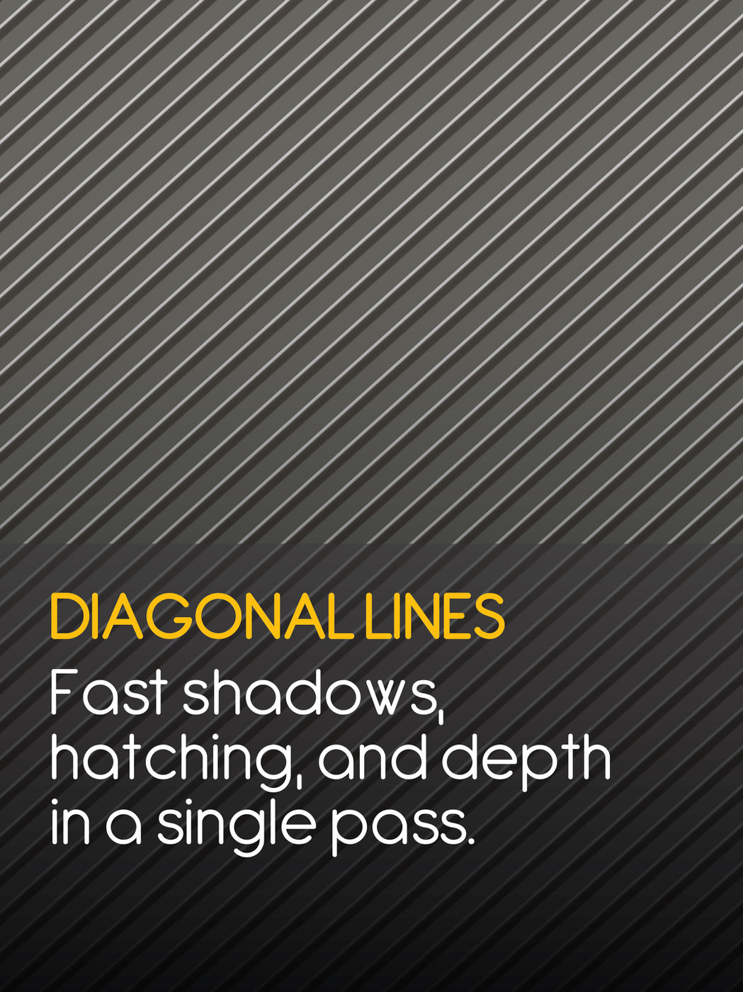 The Diagonal Lines Tile: product photo 2
