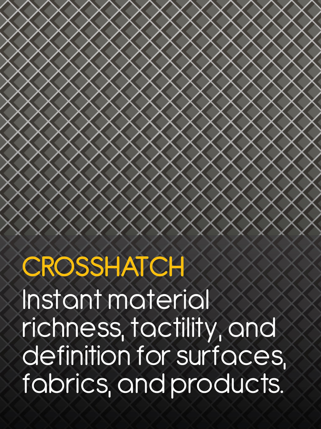 The Crosshatch Tile: product photo 2